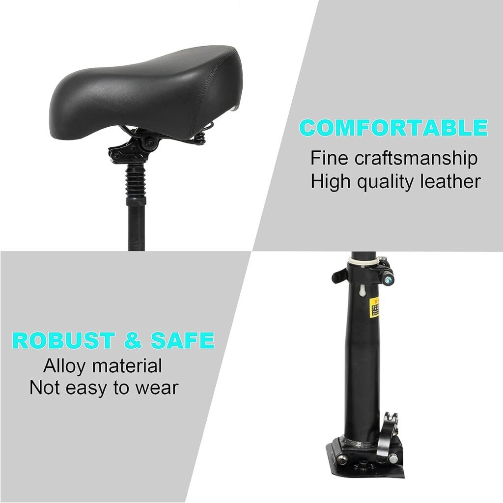 EVERCROSS Adjustable Seat Saddle Replacement for H5 Electric Scooter.
